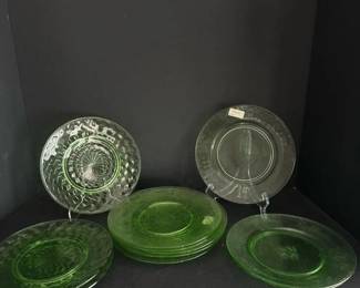 279 greenuraniumdepressionglassplatesfr
