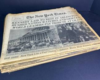 119 jfkassassination1963newspaperlotnew