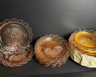 317 vintagehockingglassoldcolonypinkde