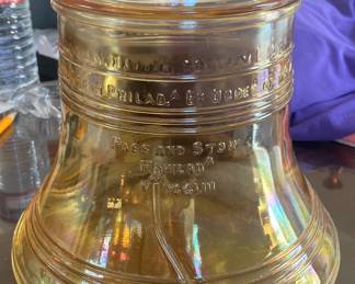 Liberty bell biscuit jar