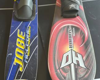 Jobe Allegra Power Fkex waterski, HO Sports Radium Slalom waterski 