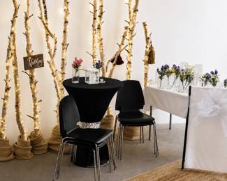 White Birch branches, wedding decor , vases 