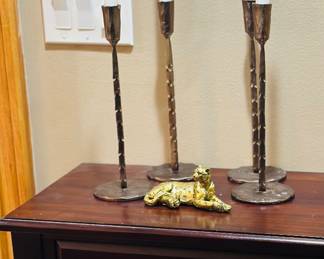 Primitive Iron Taper Holders (4)
