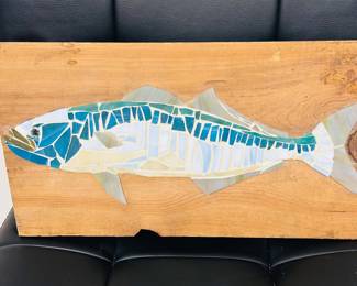 Mosaic fish art 