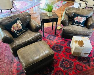 High quality furniture , several Persian rugs 