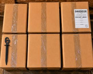 12" super stake , 3" "Pin" 100 pieces per box 