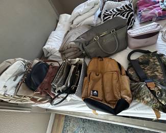Purses, backpacks
