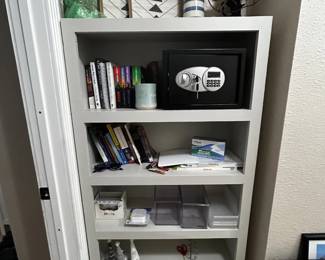 Books, safe, decor