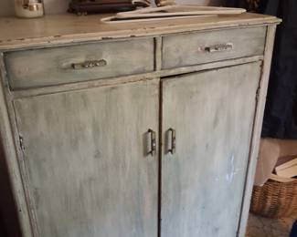 Antique wood cabinet
