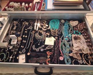Quality Costume Jewelry Watches, Sterling Silver, and Turquoise