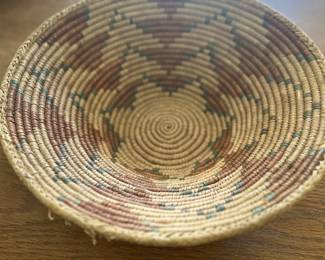 Vintage authentic native american basket