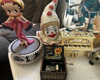 vintage music boxes