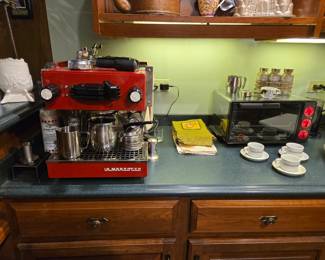 LaMarzocco linia mini in vibrant red