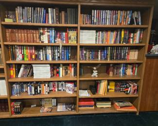 We have walls of books 