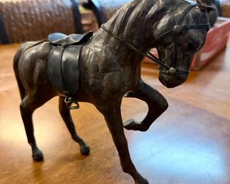 Sm leather horse