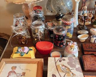 Mystery jewelry jars.