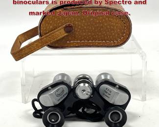 Lot 2250 Vintage subminiature prism binoculars is produced by Spectro and marked Japan. Original case.