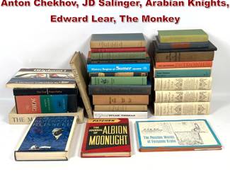 Lot 2360 28pcs Vintage Novels and Poems. Anton Chekhov, JD Salinger, Arabian Knights, Edward Lear, The Monkey