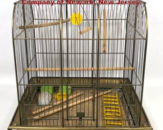 Lot 1785 Antique Bird Cage Osborne Company of Newark, New Jersey.