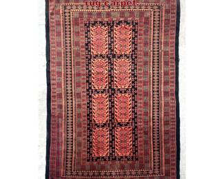 Lot 1717 4 2 X 7 1 Handknotted Teimani rug carpet.