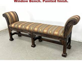 Lot 1741 BAU Los Alimitos California Long Window Bench. Painted finish.