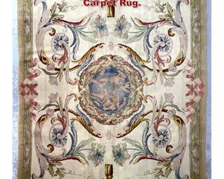 Lot 1839 6 X 7 2 Aubusson Style Carpet Rug.