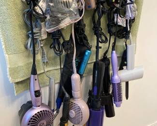 Hair Appliances, dryers, irons
