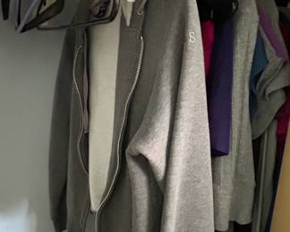 Assorted Womens Clothing Lot Includes Textured Jacket and Branded Hoodie third image