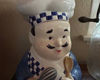 Ceramic Fat Chef Cookie Jar third image