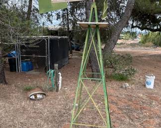 ft Decorative Metal Windmill Garden Ornament second image