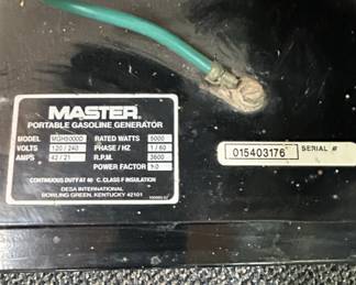 Master Portable Gasoline Generator MGHD third image