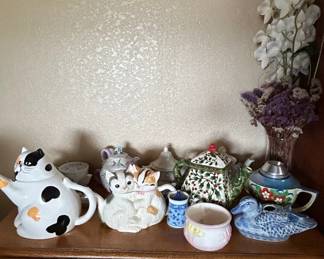 Collection of Novelty Animal and Themed Teapots