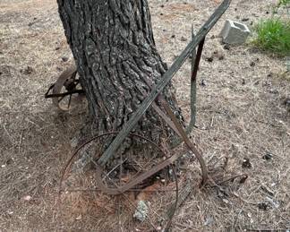 Antique Single Wheel Hoe Cultivator