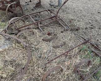 Antique HorseDrawn Cultivator Parts second image