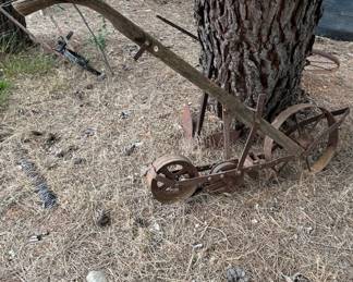 Antique Planet Jr. Single Wheel Plow Cultivator