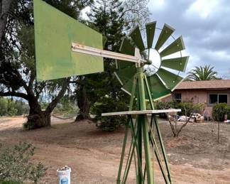 ft Decorative Metal Windmill Garden Ornament third image