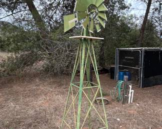 ft Decorative Metal Windmill Garden Ornament