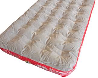Lot # C74 - Coleman Twin-Single High Inflatable Air Mattress with Carrying Bag