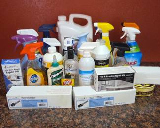 Lot # C177 - Home Repair & Cleaning Supplies