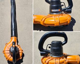 Lot # C24 - WORX WG508 Electric Leaf Blower 12A 240MPH 385CFM High Power Garden Tool