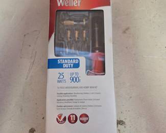 Lot # C36 - Weller Standard Duty 25 Watts Woodburning and Hobby Iron Kit with 11 Tips