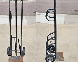 Lot # C51 - Heavy Duty Steel Hand Truck Dolly with Sturdy Wheels