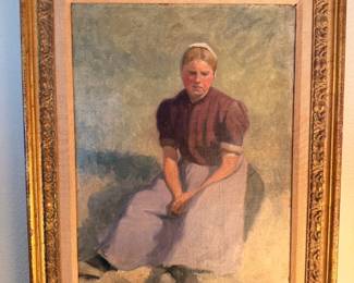 Original oil painting by highly regarded Boston marine artist William Edward Norton (1843-1916)