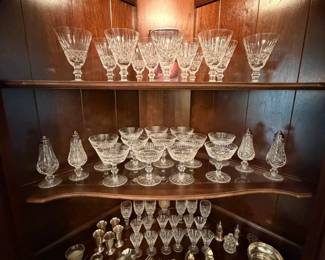 Large collection of Waterford crystal stemware