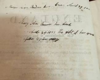 Family provenance dated 1833
