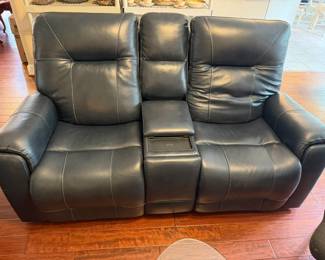New leather double lazyboy electric recliners with wireless charging station