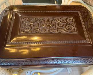 Bakelite cameo silverware case