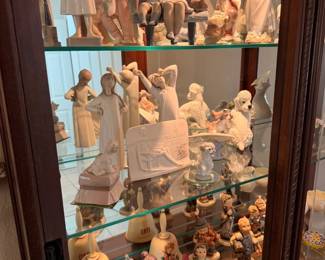 Large collection of Lladro and Hummel figurines