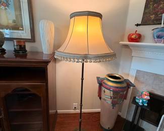 Vintage 1950s Rembrandt floor lamp with 4 lights
