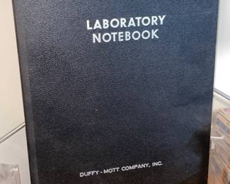 Vintage Laboratory Notebook